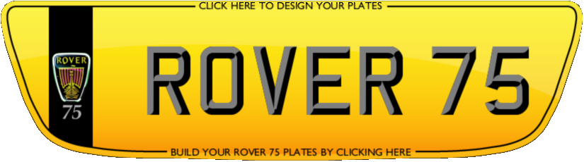 ROVER 75 PLATES